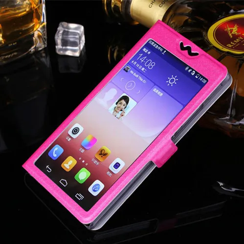 Роскошный прозрачный чехол-книжка с окошком для Huawei Ascend Y360 Y635 G620 G620S G7 G8 GX8 G9 Plus