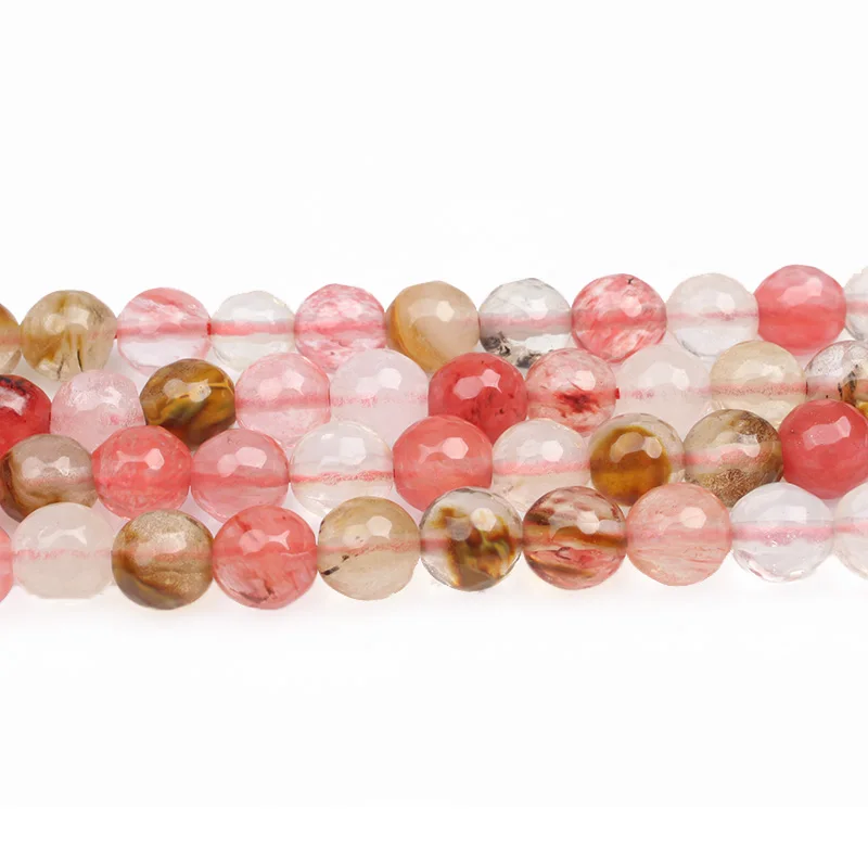 Бусины из хрустального стекла CAMDOE DANLEN круглые бусины с граненым арбузом россыпью