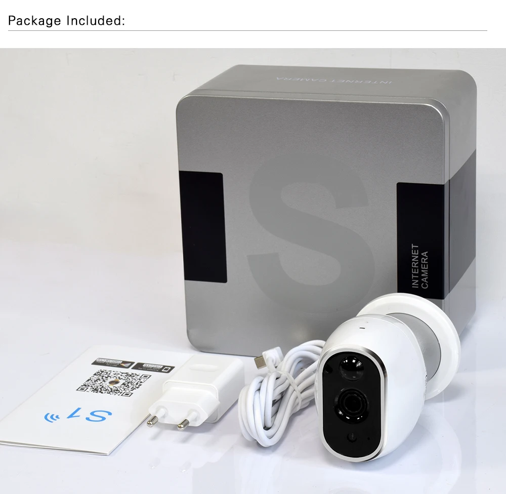 Домашняя IP камера безопасности Wi Fi беспроводная сетевая наблюдения Wifi 720P ночного