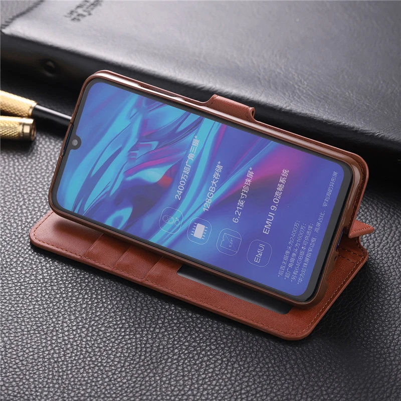 Для huawei Honor 10i 6,2" Чехол-книжка с бумажником из искусственной кожи чехол для huawei Honor 10i книжка подставка слот для карт чехол для телефона s