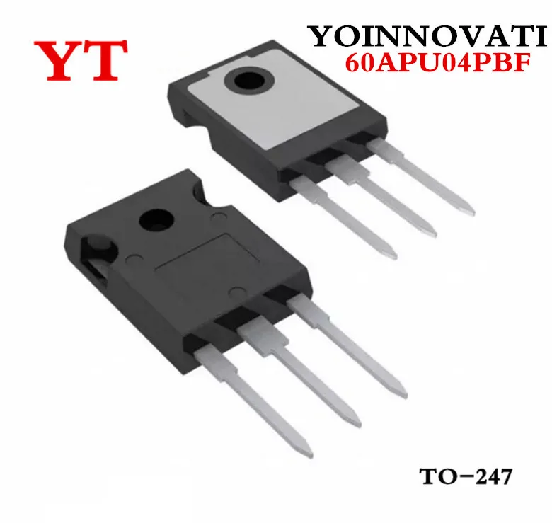 10 pieces/lot 60APU04PBF 60APU04 DIODE ULT FAST 400V 60A TO247AC best quality