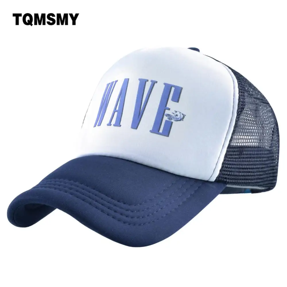 

TQMSMY Summer Baseball Cap Unisxe Snapback Wave Baseball Hat Men Outdoor Breathable Caps Women Casual Beach Hats 17 Colors TMA75