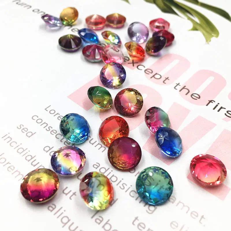 Перфорированные круглые турмалиновые камни 12 мм|Стразы| |