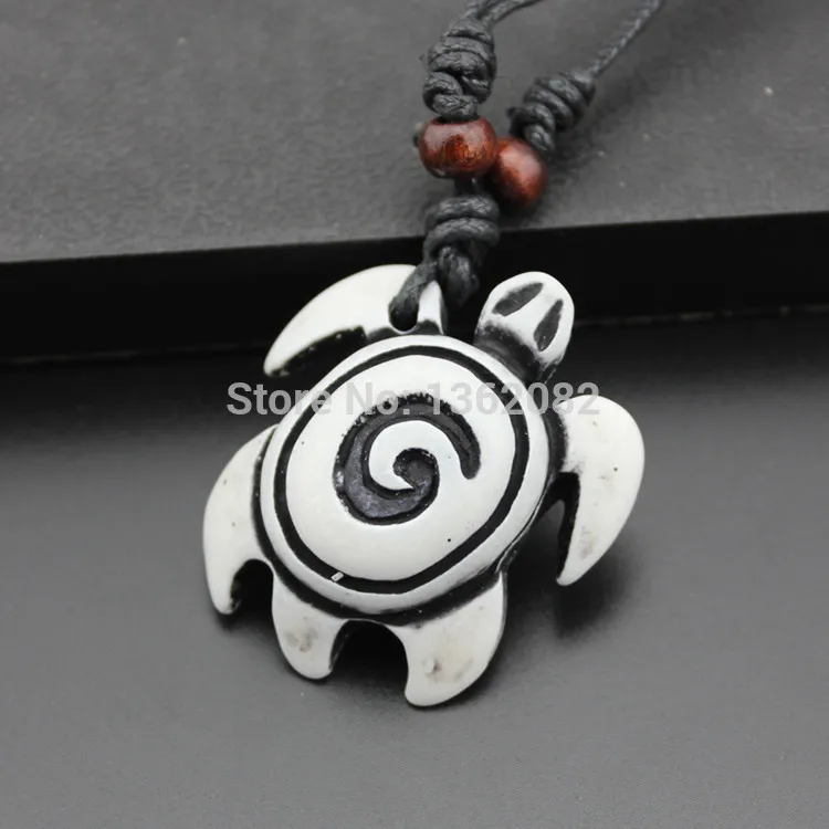 Оптовая продажа 12 шт. имитация костей резная Гавайская рыба крючок серфер