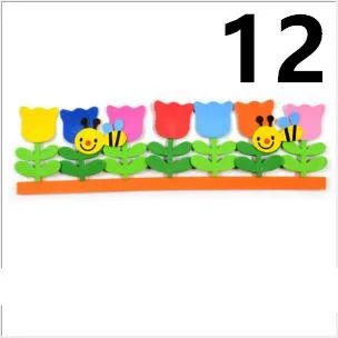 Style 12 as photo 3D EVA смешанный шаблон пены наклейки на стену DIY мультфильм животных головоломки Декор ремесла для детей Дети Обучение Образование игрушки подарки - Цвет: Style 12 as photo