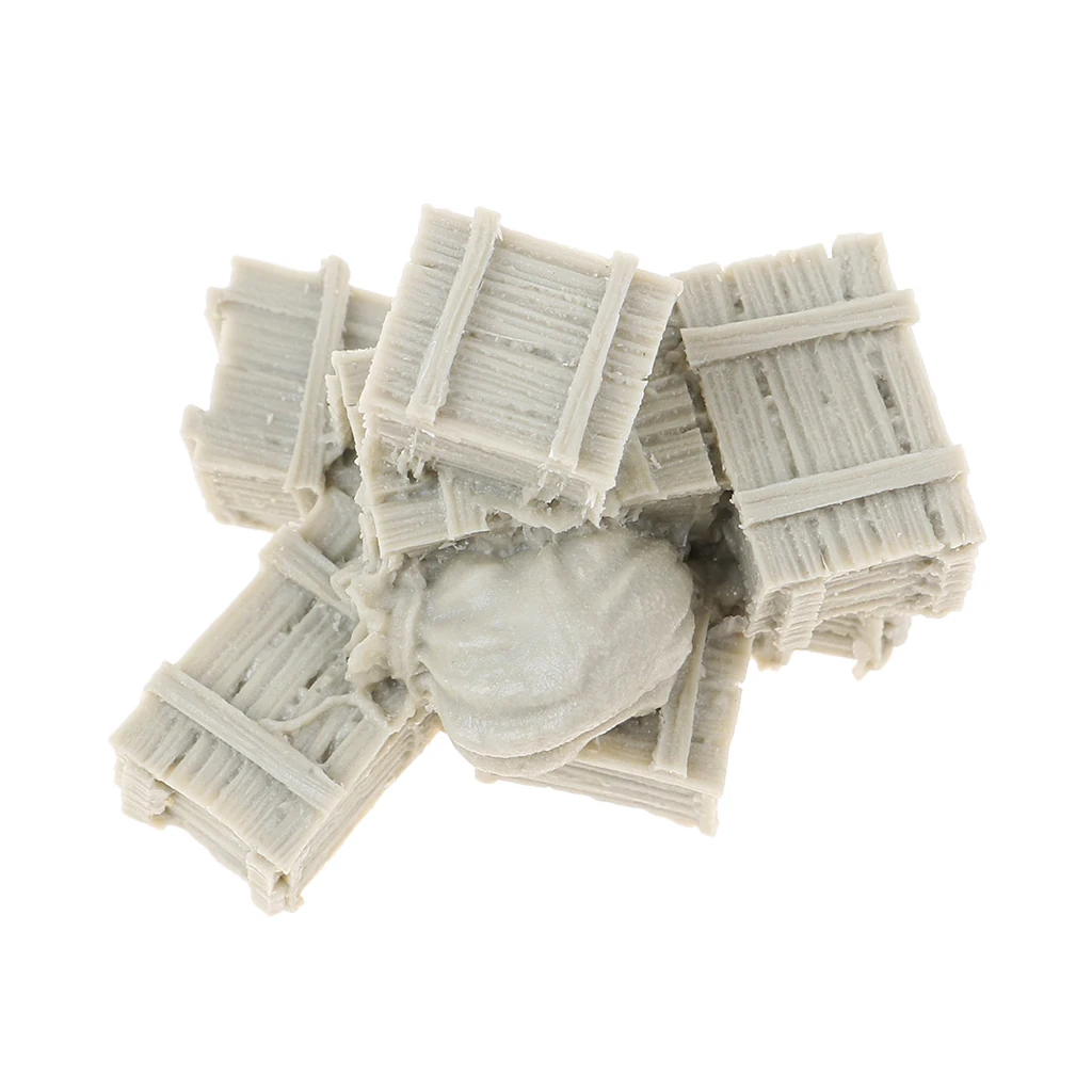WWII Soldier Scene Accessories Resin Boxes and bags Kit | Игрушки и хобби