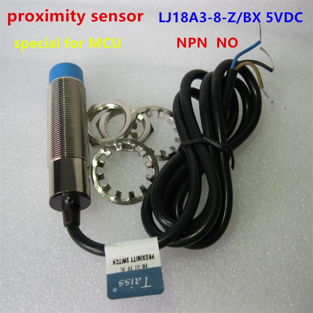 

10PC M18 8mm sensing DC 5V NPN NO LJ18A3-8-Z/BX-5V cylinder inductive proximity sensor switch work voltage 5VDC special for MCU