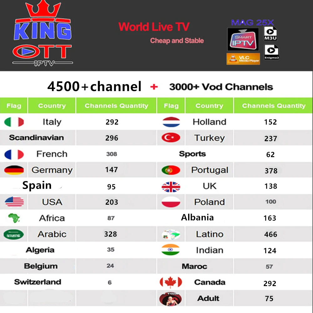 X96 Max IP tv box Android 8,1 ТВ смарт-бокс с 1 год Испанский Французский Португальский США Великобритания IPTV подписка 5000 живой канал для взрослых
