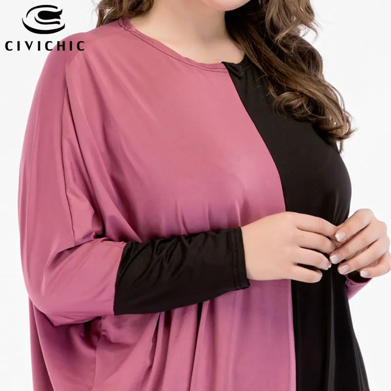 CIVI CHIC One Size Loose Robe Longue Femme Vintage Patchwork Autumn Maxi Dresses Women Long Sleeves Casual Party Vestidos DRS190 | Женская