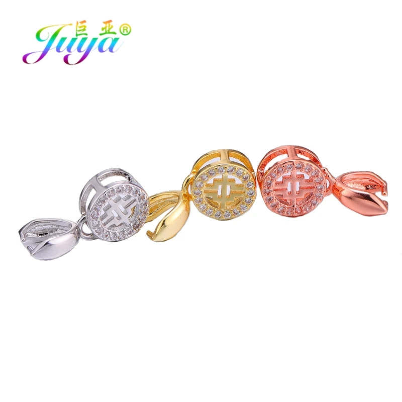 Juya DIY серьги, основные ювелирные изделия, ручная работа, зажим для байки, бусина с зажимом, колпачки, аксессуары для женщин, кристалл, агат, изготовление ювелирных изделий