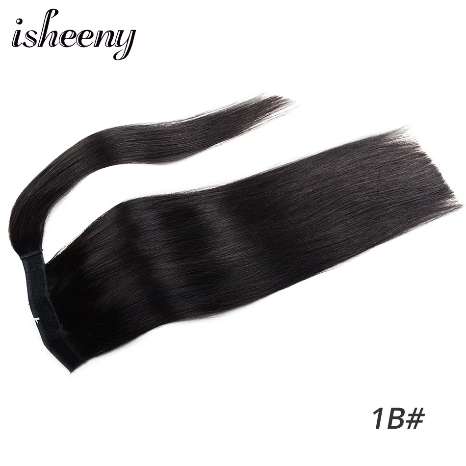 Конский хвост Remy человеческие волосы 1" 18" 2" прямые волосы 60 г натуральные волосы на заколках для наращивания