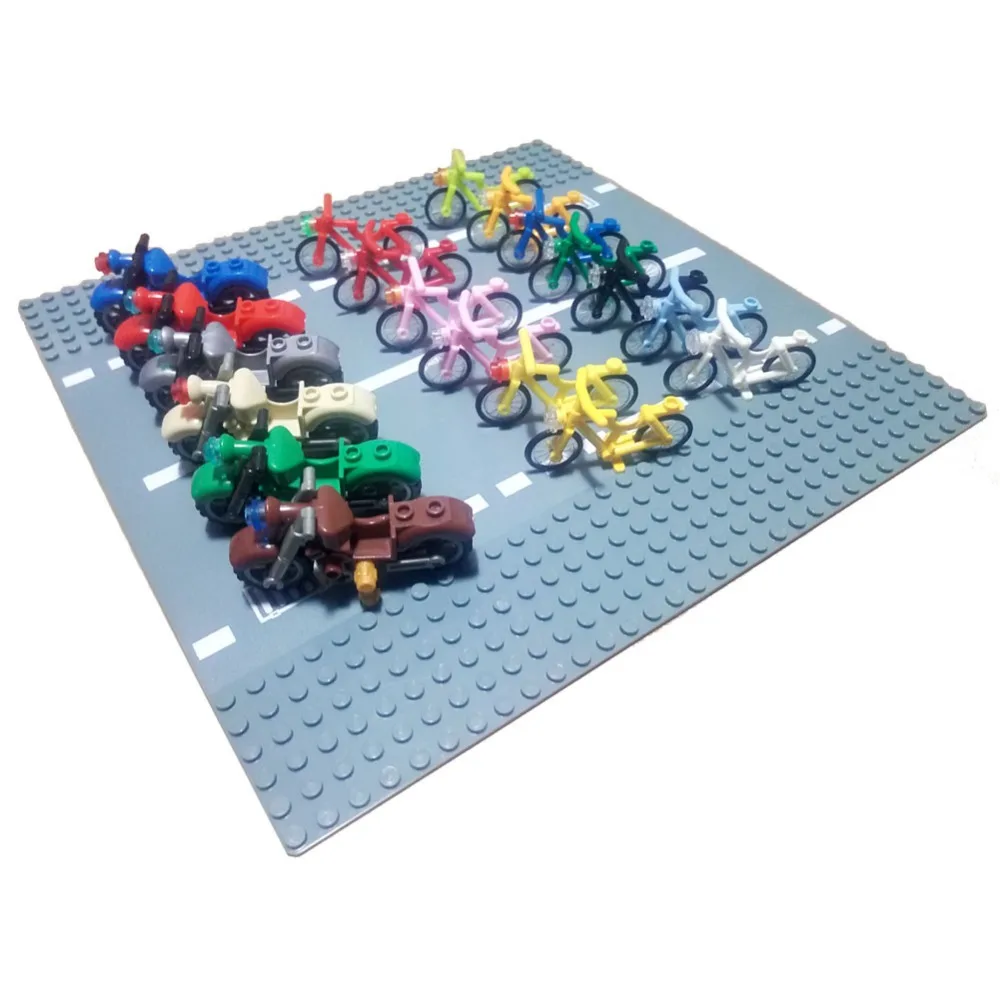 

4719 bicycle 50860 motorcycle dirt bike accessory bricklink DIY building block brick assemble brickset