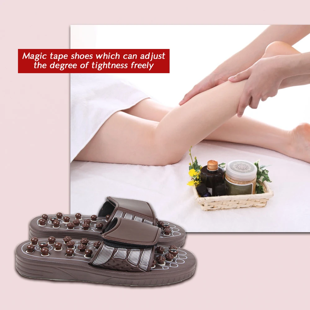 

Foot Massage Slippers Acupuncture Therapy Massager Shoes For Foot Acupoint Activating Reflexology Feet Care Massageador Sandal