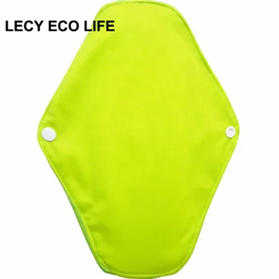 301 LECY ECO LIFE моющиеся гигиенические салфетки прокладки для менструального периода, 10 цветов mama прокладки с органическим бамбуковым хлопком внутри - Цвет: 301