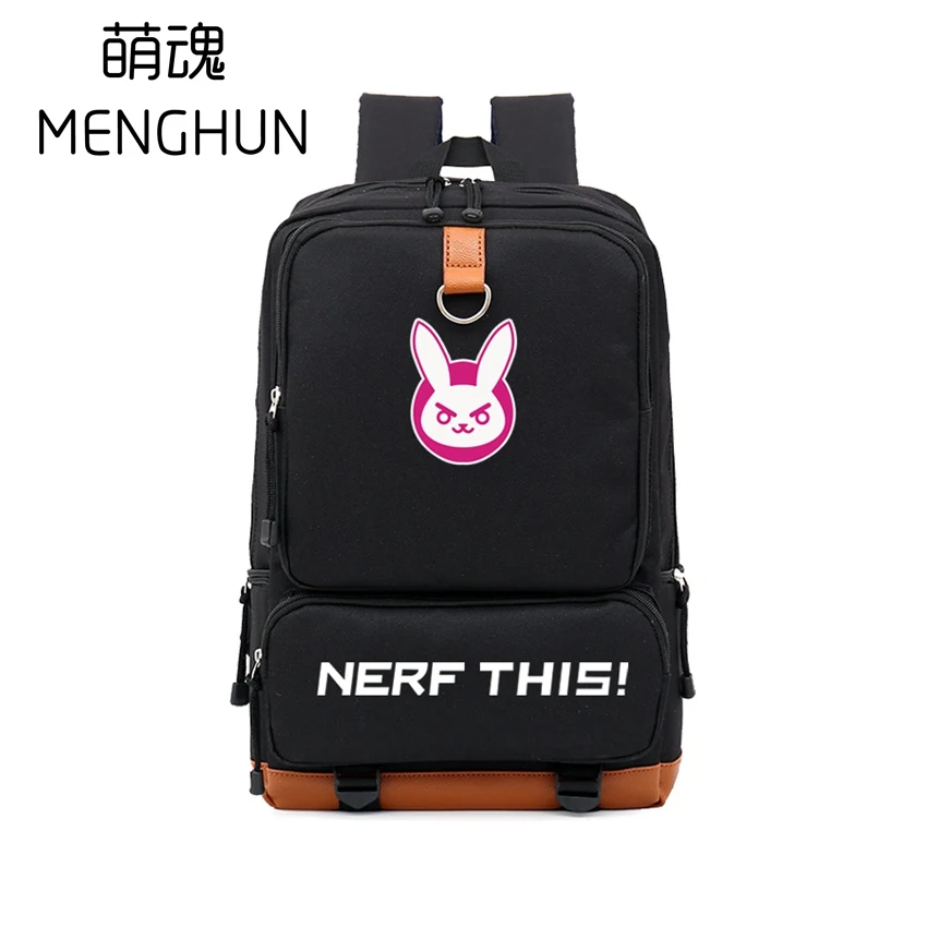 Милый новый дизайн милый OW hero DVA концепт рюкзак Nerf этот вместительный школьный