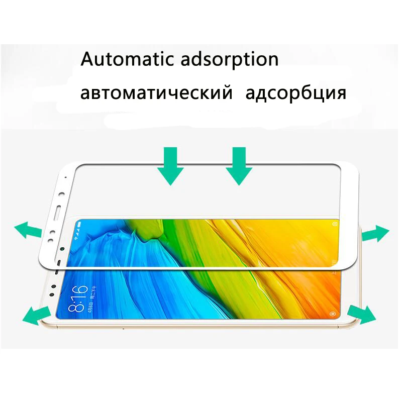2 шт. закаленное стекло для Xiaomi Redmi Note 5 Защита экрана полное покрытие Pro Защитная