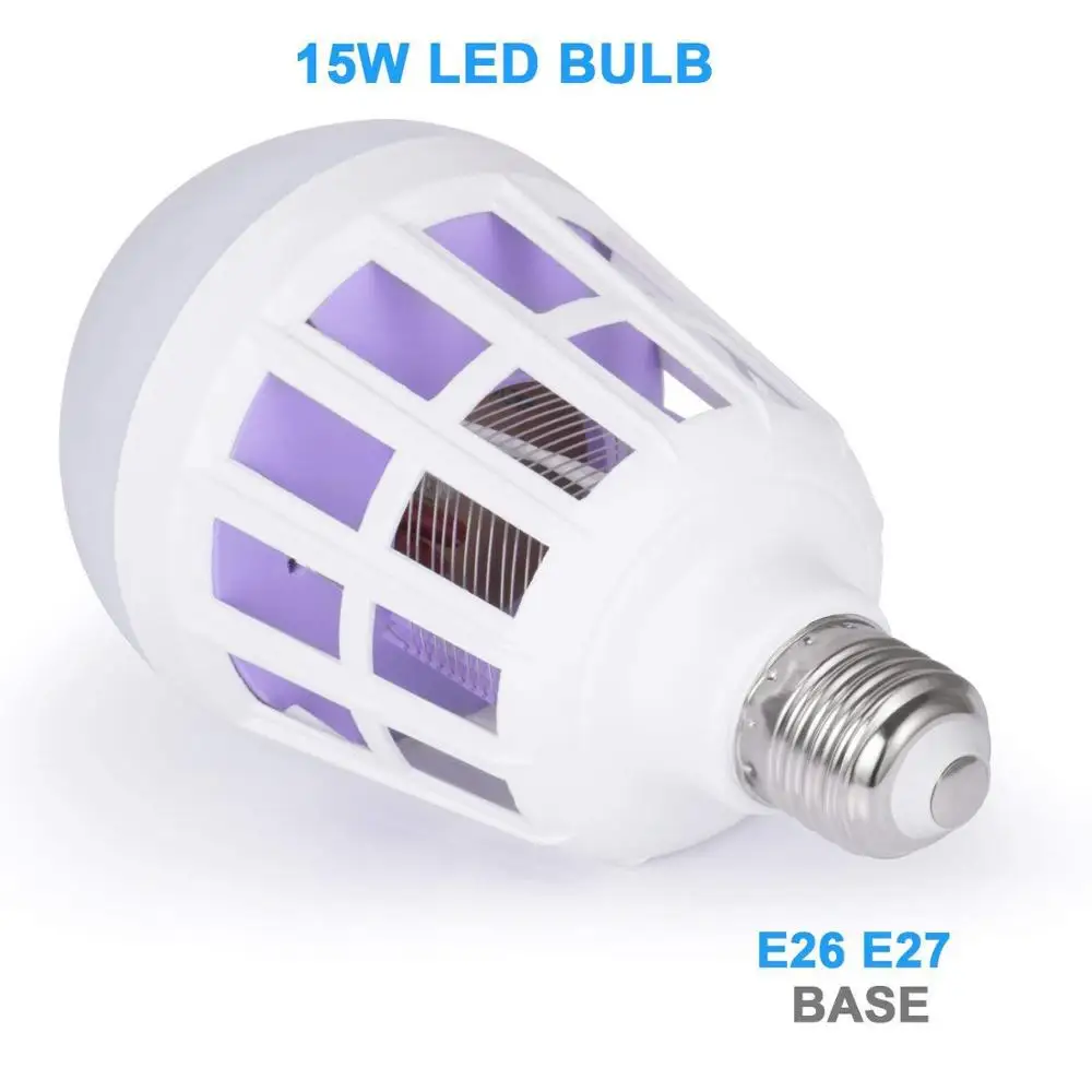Светодиодная антимоскитная лампа s 15 W домашнее освещение двойная 110 V/220 V