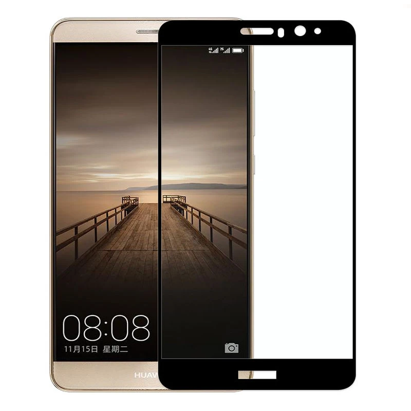 Закаленное стекло с полным покрытием для Huawei Mate 9 защита экрана Защитная пленка