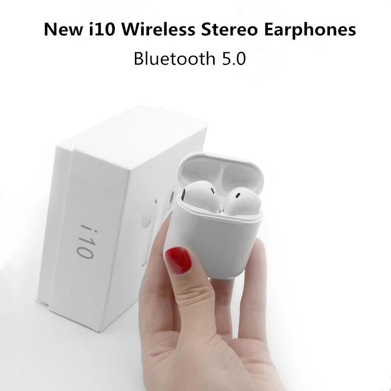 ICAUKY i10 tws настоящие беспроводные наушники Bluetooth 5 0 Handsfree Bass гарнитуры мини