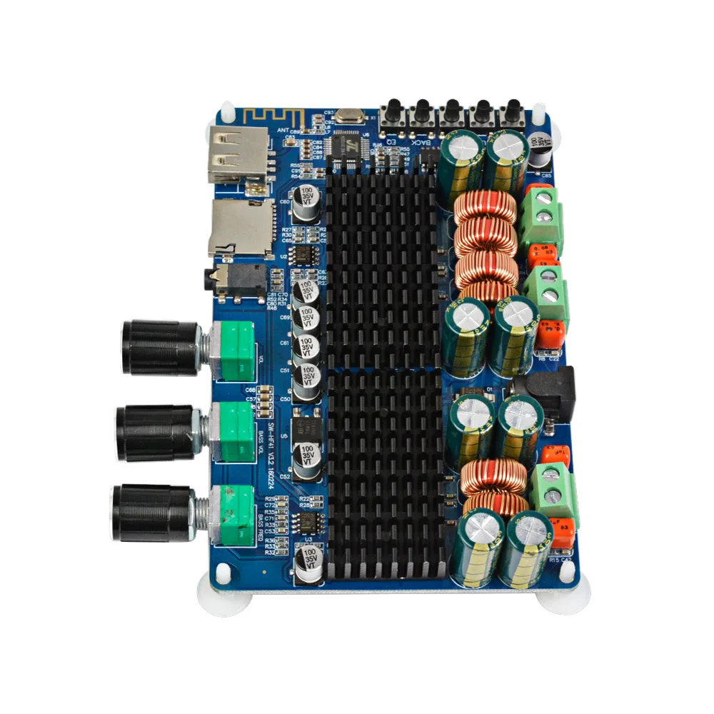 Плата bluetooth усилителя AIYIMA TPA3116 2x50 Вт + 100 усилитель звука цифровой сабвуфер