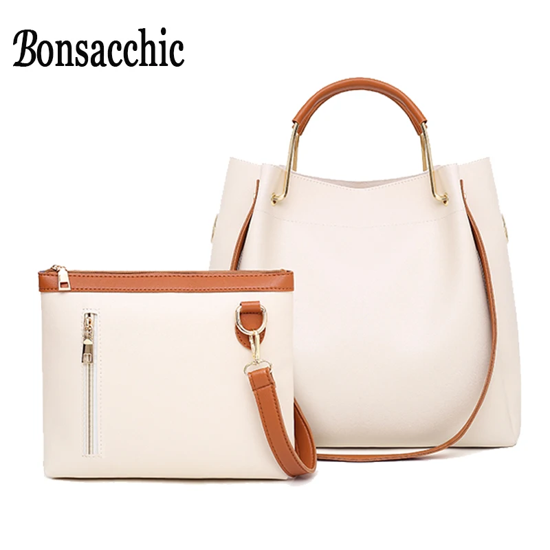 Bonsacchic бежевая сумка-мешок женские кожаные сумки роскошные дизайнерская сумка на