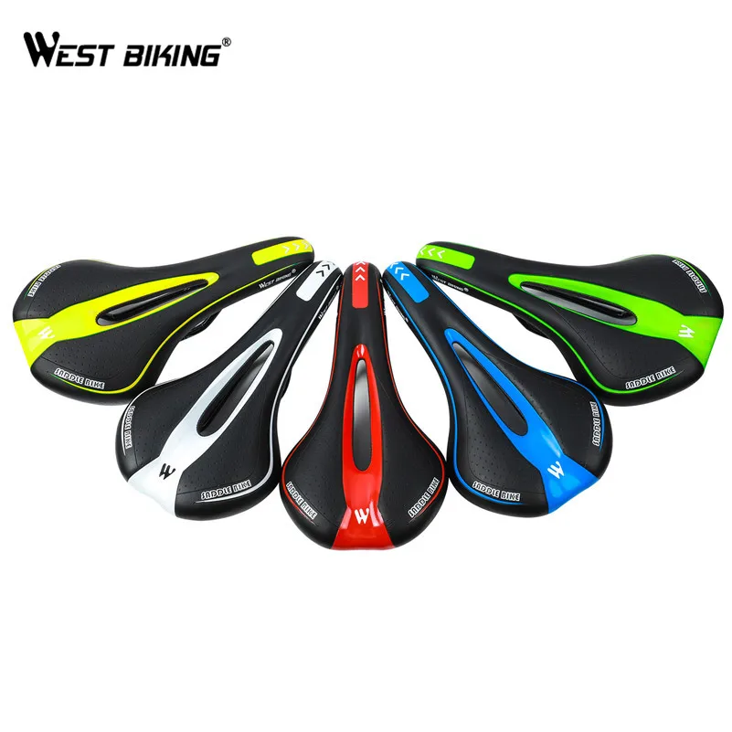 WEST BIKING мягкое велосипедное седло из искусственной кожи удобное дорожное сиденье