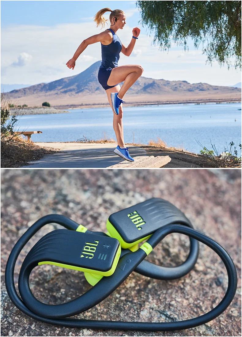 JBL Endurance Jump Ipx7 водонепроницаемый спортивный Bluebooth беспроводные наушники-вкладыши индикаторный светильник с пультом дистанционного управления одним касанием