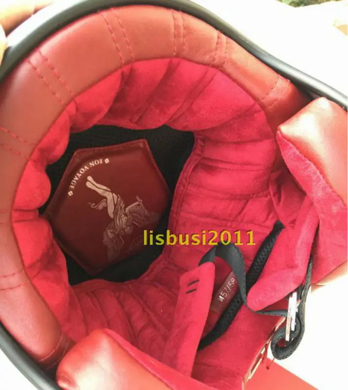 MASEI синий 501 рубиновый мотокросса шлемы Винтаж Ретро шлем половина открытый ABS для