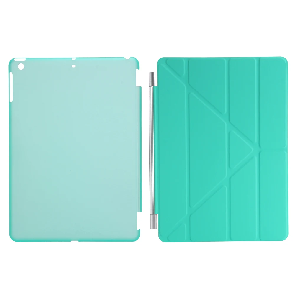 mint green Для нового iPad / 9,7 дюймов чехол с несколькими стойками, смарт-чехол для Apple, iPad 9," с функцией автоматического сна/пробуждения A1893 - Цвет: mint green