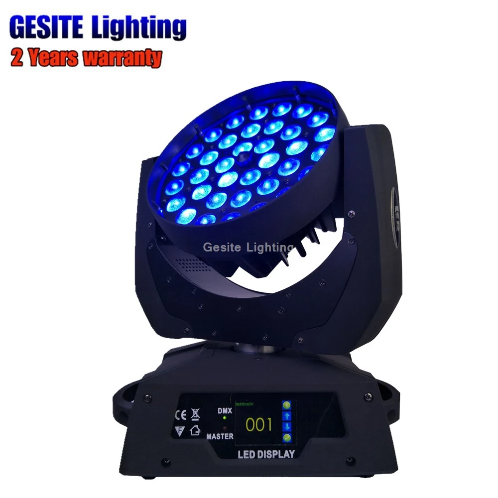 8 шт./лот dj оборудование 36x15 Вт zoom wash led rgbwa moving head light 5in1 цвет мыть heads|Эффект