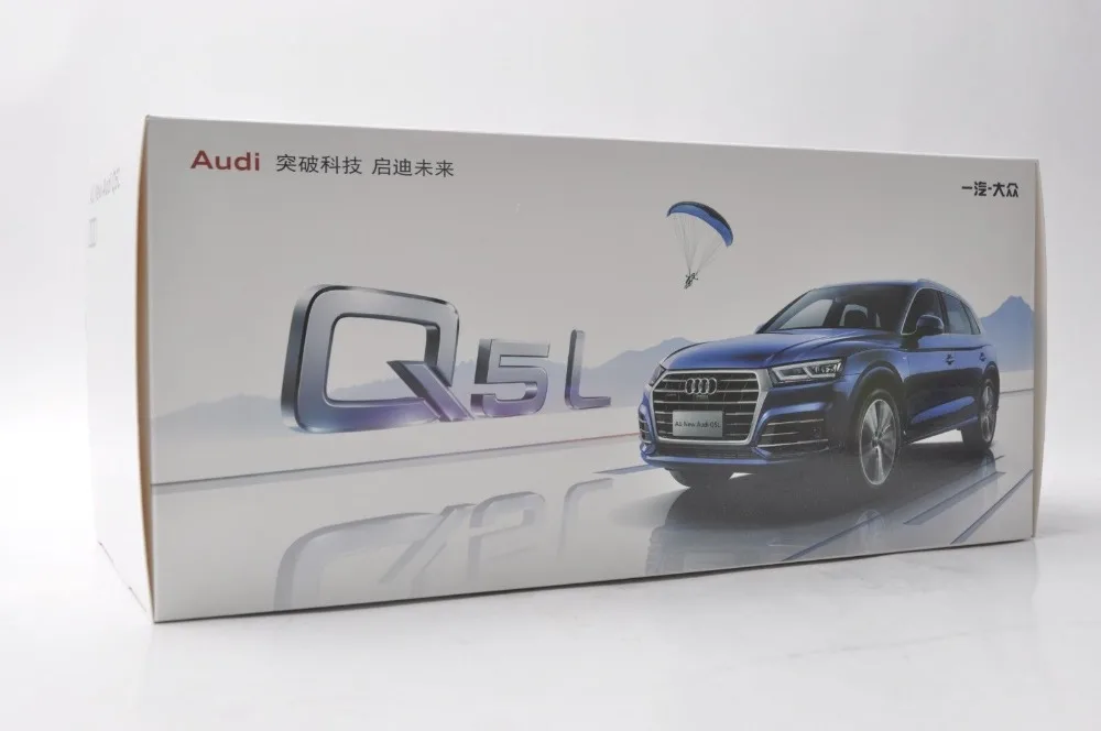 1:18 Модель литья под давлением для Audi Q5L Q5 2018 Белый внедорожник игрушечный
