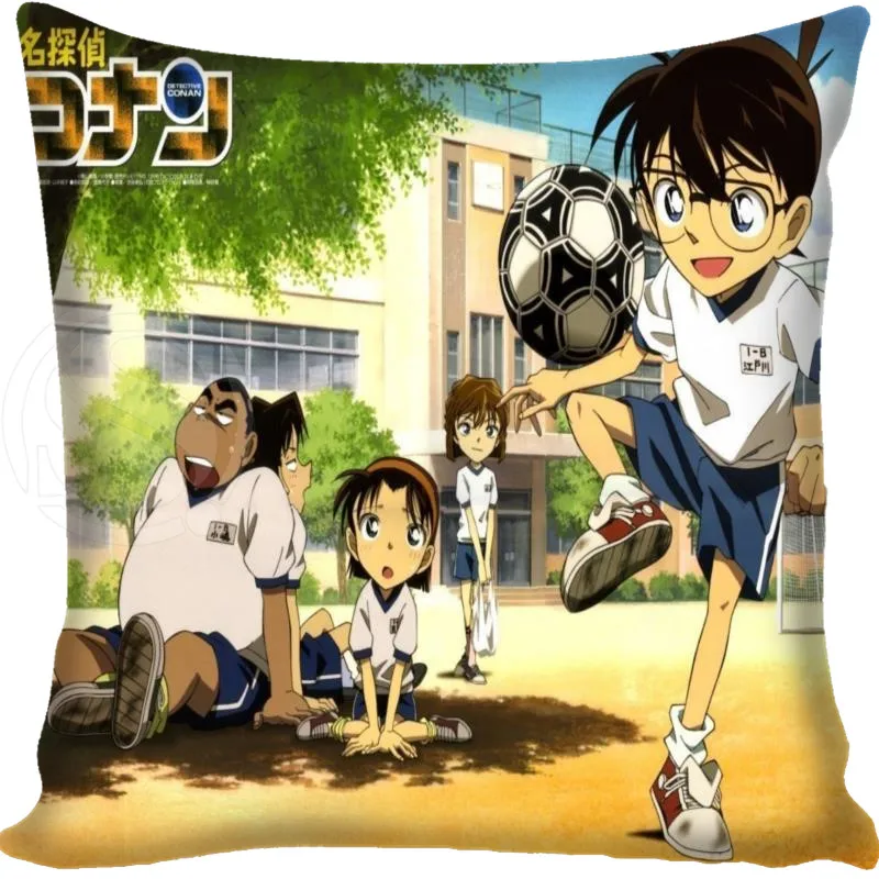 Чехол для подушки Detective Conan домашняя декоративная наволочка квадратная 20 х20 см 35