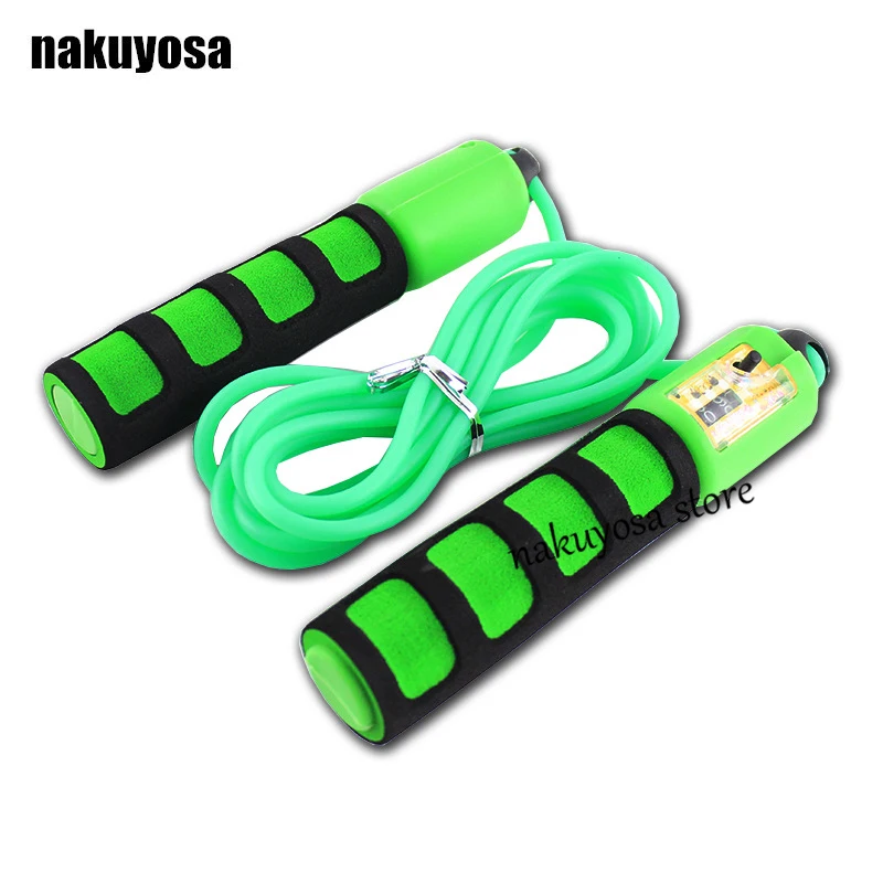 Скакалка со счетчиком для занятий спортом фитнесом Кроссфит регулируемая