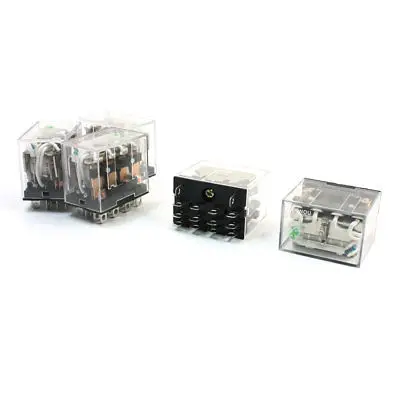 5 шт. HH64P DC 24V 4PDT 4NO 4NC 14 Pin Универсальное реле питания | Обустройство дома