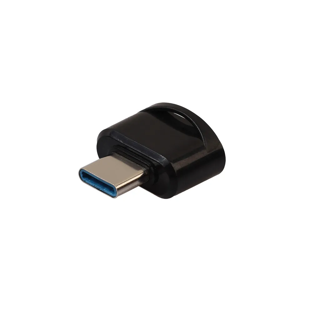 Black USB C type C к USB OTG мини адаптер 2,0 конвертер высокоскоростной USB 2,0 Сертифицированный адаптер для samsung HUAWEI Macbook Y20 - Цвет: Black