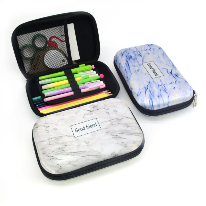 Мраморный чехол для карандашей EVA trousse scolaire stylo мультяшный школьный пенал для карандашей с единорогом чехол для карандашей kalem kutusu papelaria чехол для ручек