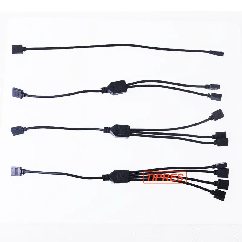 4 Pin коробка передач с соединительный кабель для светодиодной отклонения в