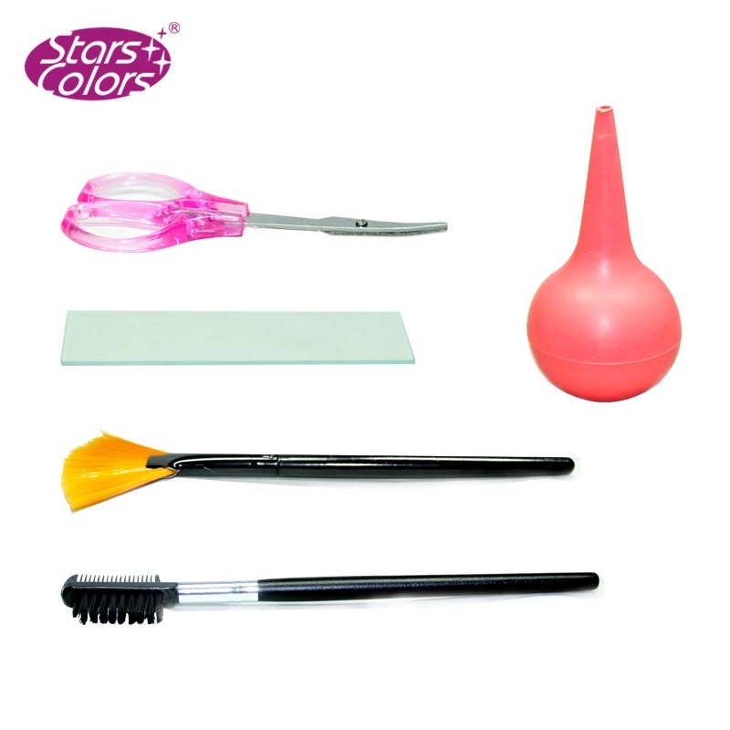 

Colorful Eyelash Case Set Kit Eye lashes Women Beauty Tools boxes with cilia tools