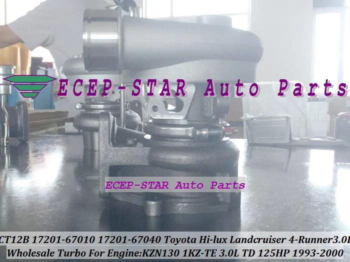 Турбокомпрессор CT12B 17201 67010 67040 для TOYOTA HI LUX KZN130 LANDCRUISER 1KZ TE 4 runner HILUX 93 1KZTE л л.с.|turbocharger