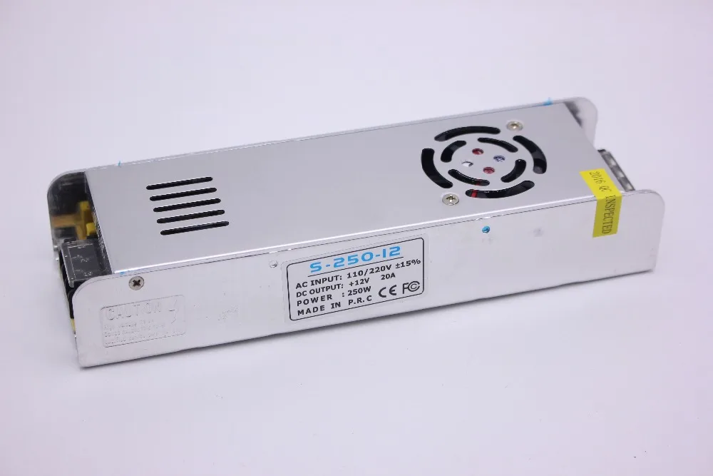 12V 20A 250W Драйвер импульсного источника питания для светодиодных лент дисплей от