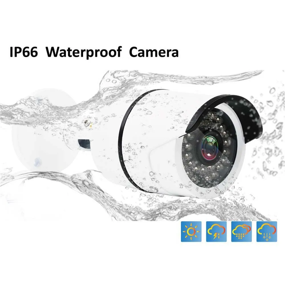 YobangSecurity наружная WiFi домашняя камера безопасности Всепогодная 720p CCTV ночное