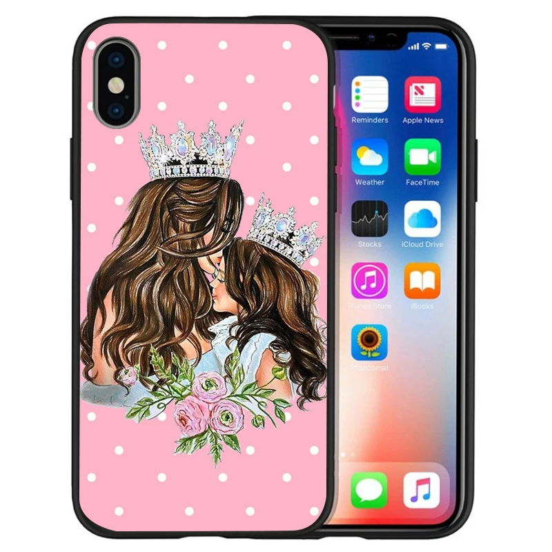 11 Супер I Love Mama мышь папа мама мальчик детский чехол для чехла iphone 8 7 X XS Max XR 6 7 8 плюс 5S SE мягкий чехол Etui - Цвет: 11