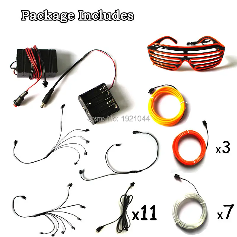 Высококачественные модные светящиеся костюмы EL перчатки светильник одежда для