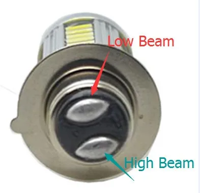 PX15d P15D25-1 33 SMD 63SMD H6M светодиодный противотуманный фонарь противотуманная фара неполярная Автомобильная мотоциклетная фара дальнего/ближнего света велосипедная лампа