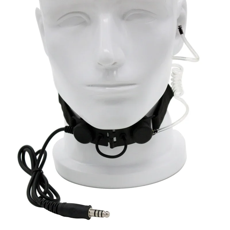 Z Тактический горло Mic Z003 воздушный трубчатый наушник соответствует U94/Peltor PTT для