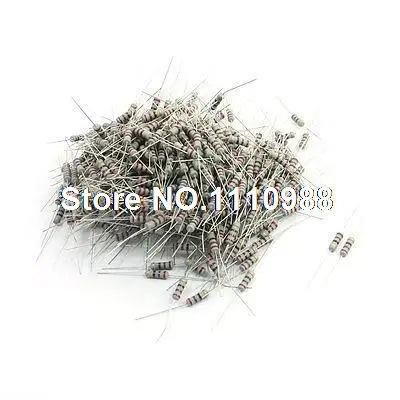 

500 Pcs 270Ohm 1W 5% Tolerance Axial Electrical Carbon Film Resistors