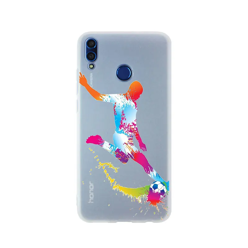 3D printing Футбольный мяч силиконовый чехол для телефона huawei Honor 9 10 Lite 6X 7X 8X Max 7A 8A 8C 20 PLAY 9x - Цвет: 3D printing