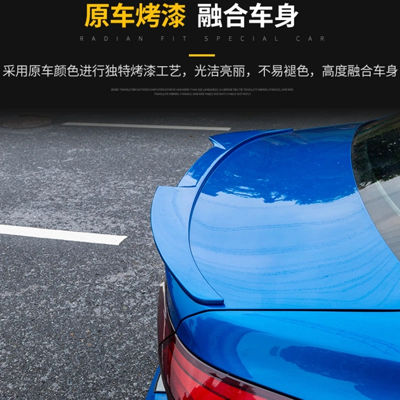 Для Ford Focus спойлер+ Фокус Высокое качество ABS Материал заднее крыло праймер цвет задний спойлер M4 Стиль