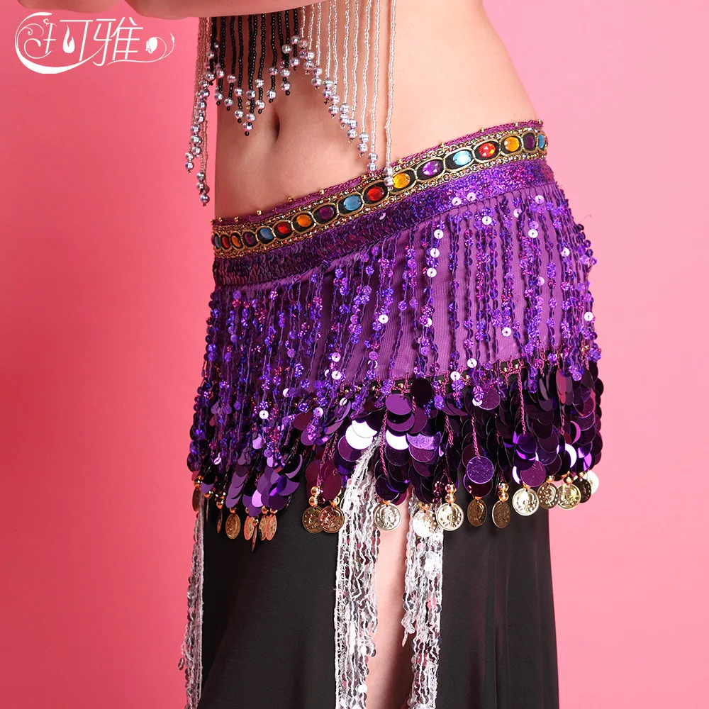 2018 костюм для танца живота аксессуары Пояс индийские пайетки кисточка Талия
