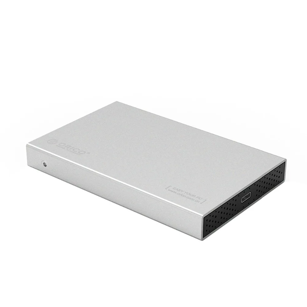 ORICO 2,5 ''SATA для USB 3,1 type C Gen 2 внешний жесткий диск корпус алюминиевый 4 ТБ коробка для жесткого диска для samsung Seagate SSD
